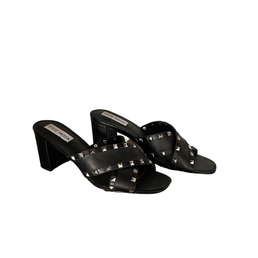 Steve Madden | Ayva Black Block Heel - image 1